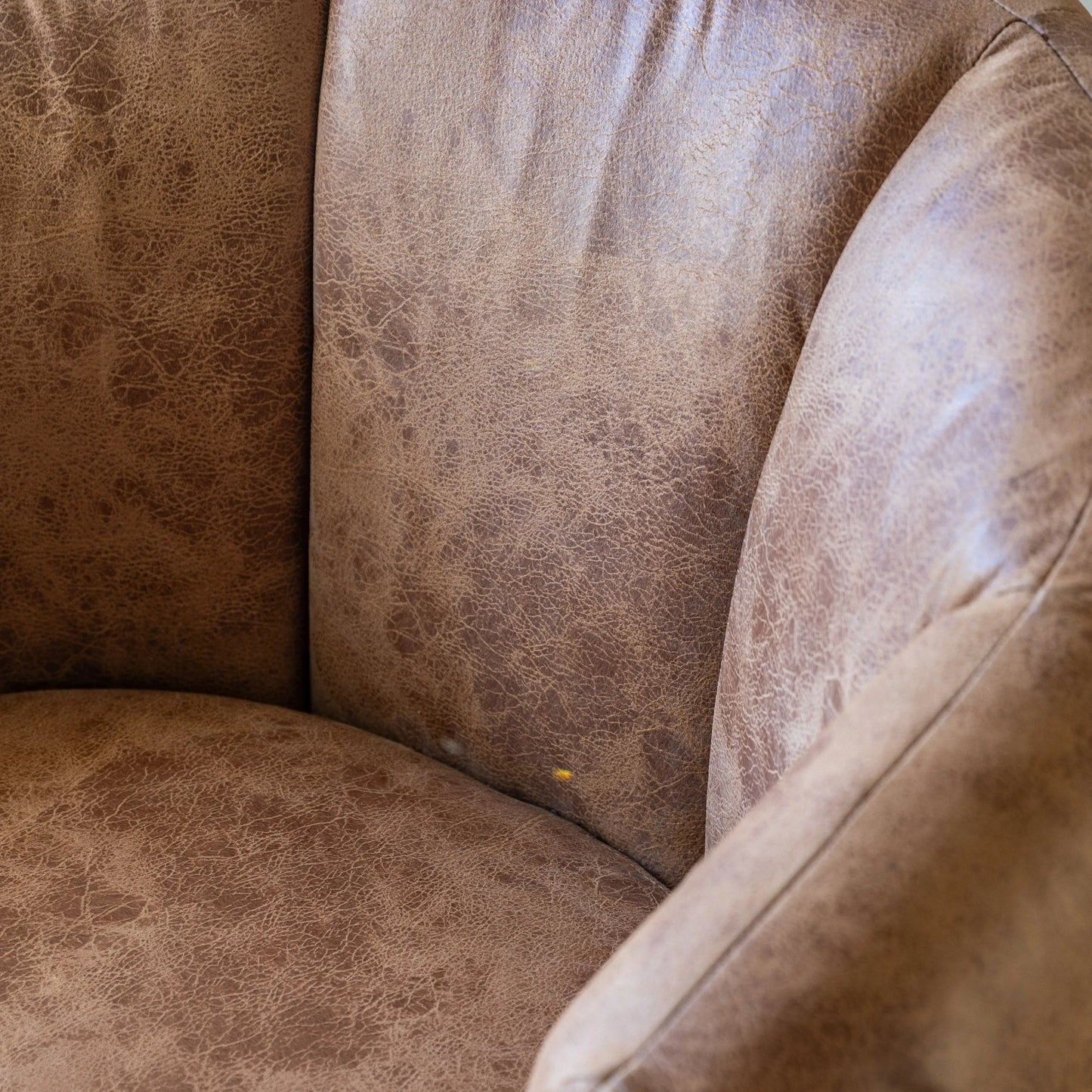 Gallery Direct Atella Tub Chair in Antique Tan