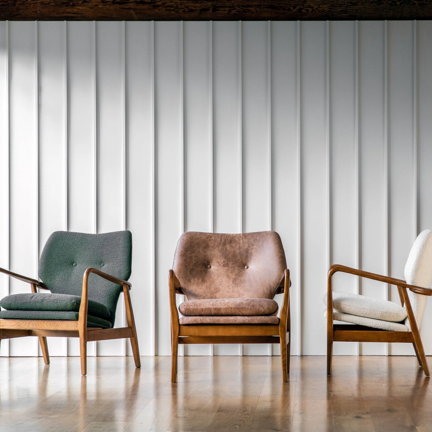 Gallery Direct Jensen Armchair in Brown Leather