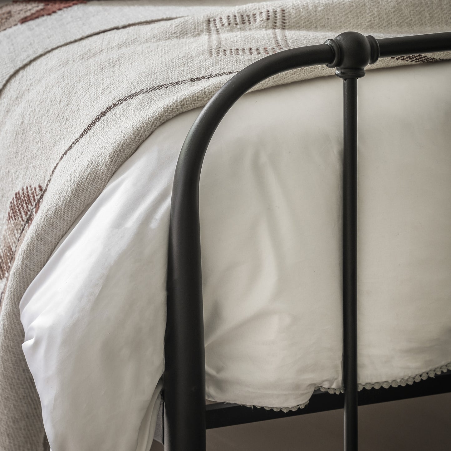 Gallery Direct Loughton Single Bedstead in Black