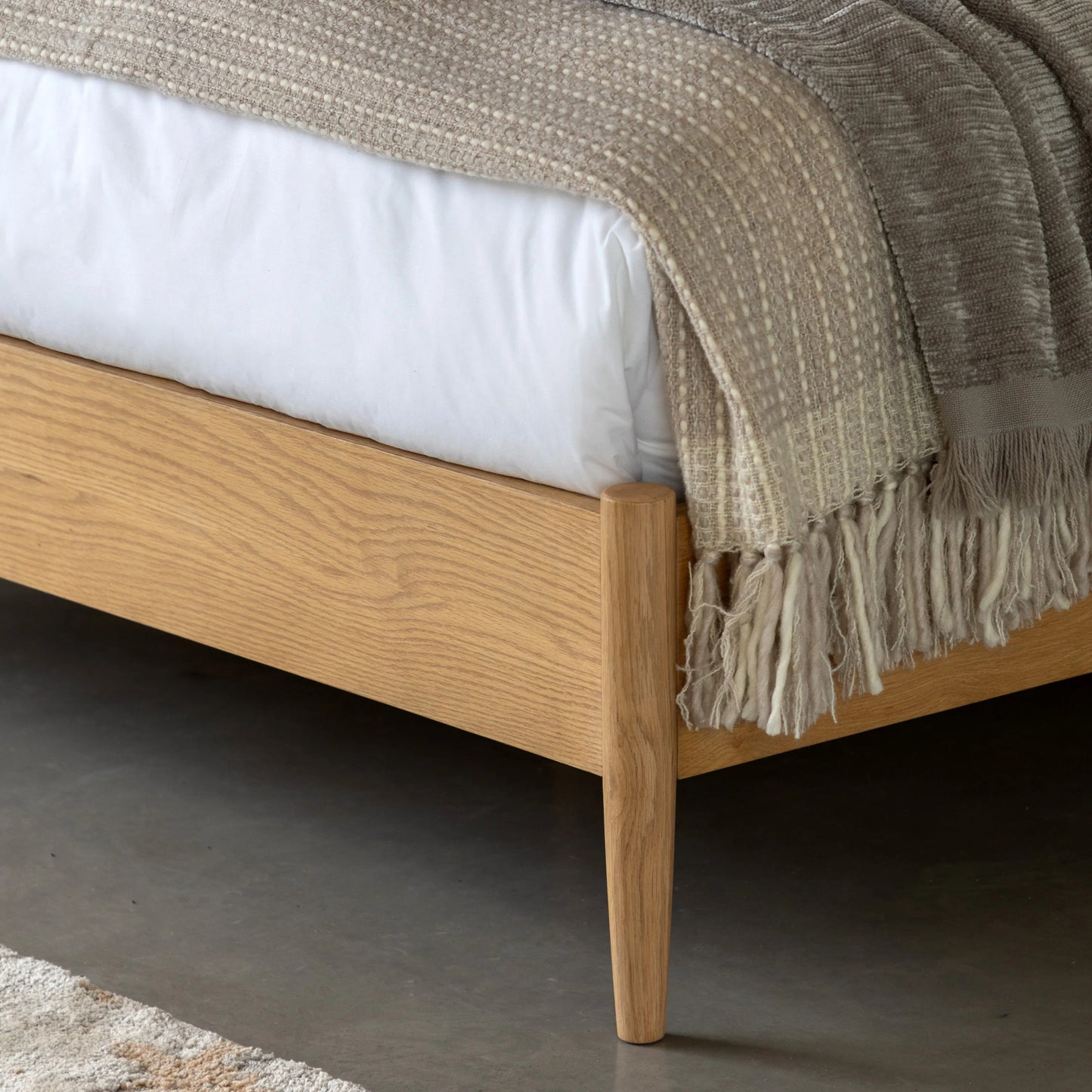 Gallery Direct Hatfield Double Bed Natural