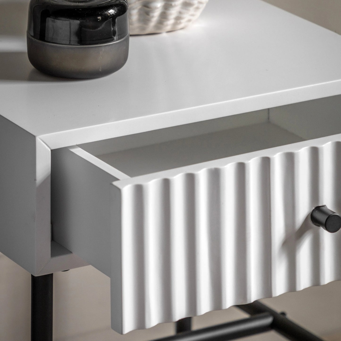 Gallery Direct Buckhurst Bedside Table in White