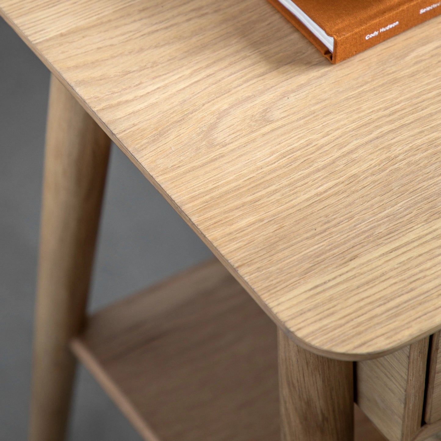 Gallery Direct Hatfield 1 Drawer Bedside Natural