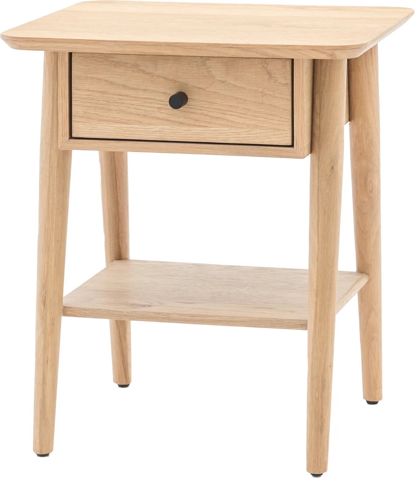 Gallery Direct Hatfield 1 Drawer Bedside Natural
