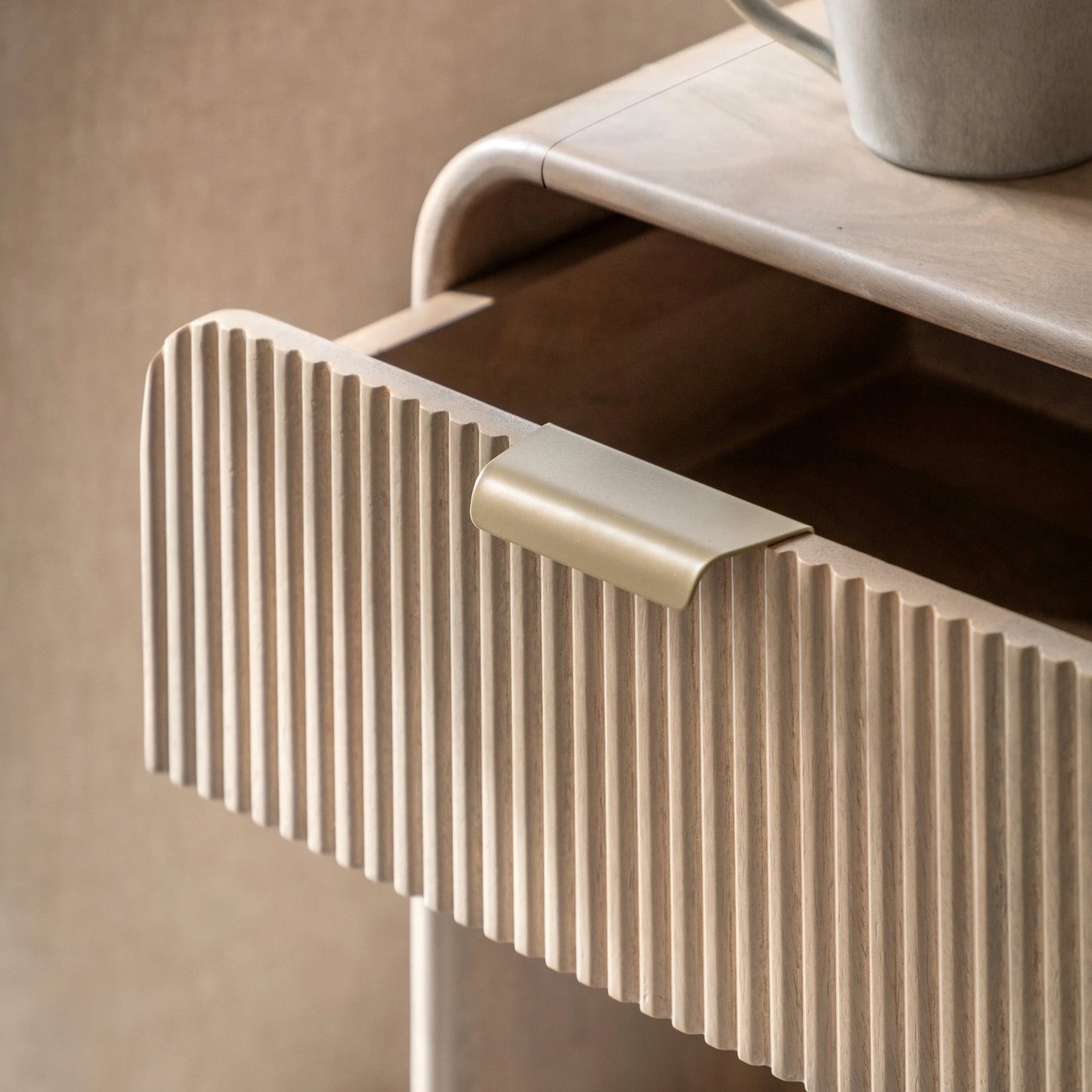 Gallery Direct Colonna 1 Drawer Large Bedside Table