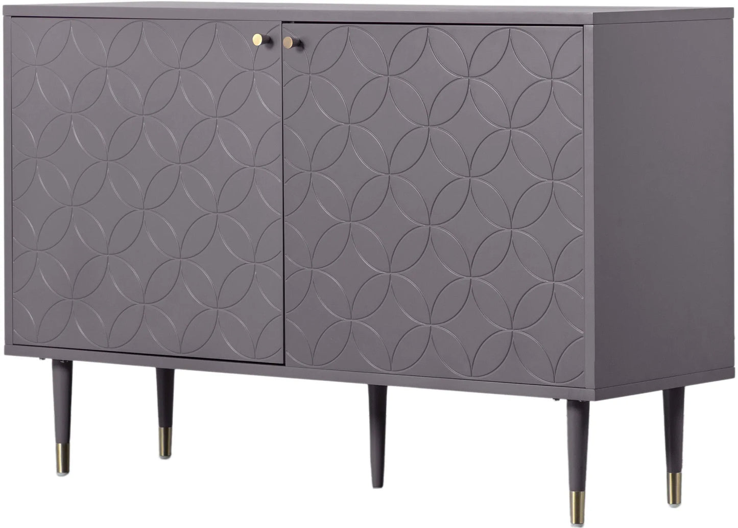 Gallery Direct Holbrook 2 Door Cabinet Grey
