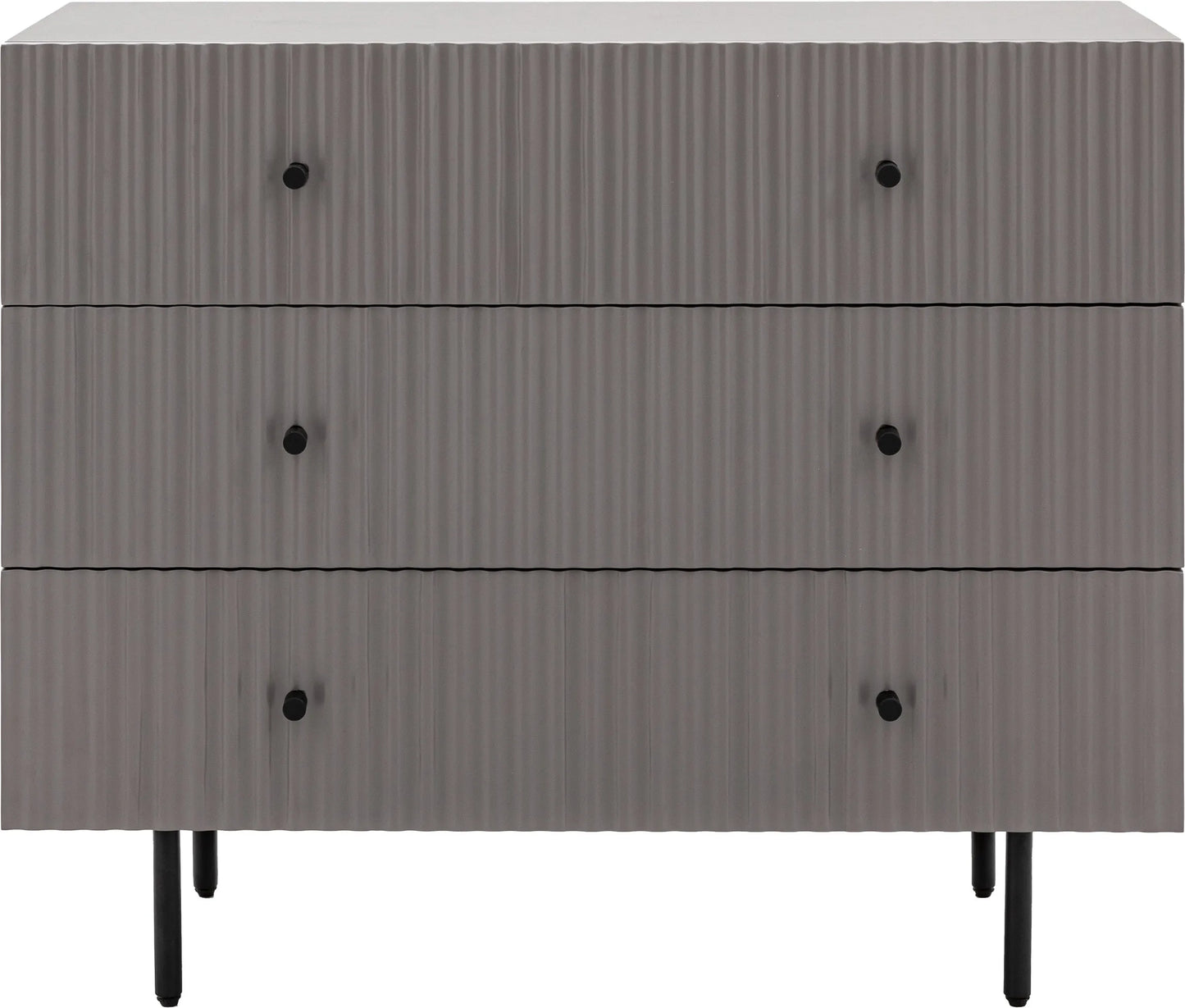 Gallery Direct Buckhurst 3 Drawer Chest in Grey