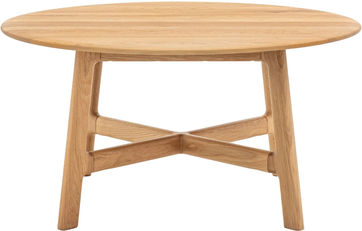 Gallery Direct Madrid Round Coffee Table in Oak