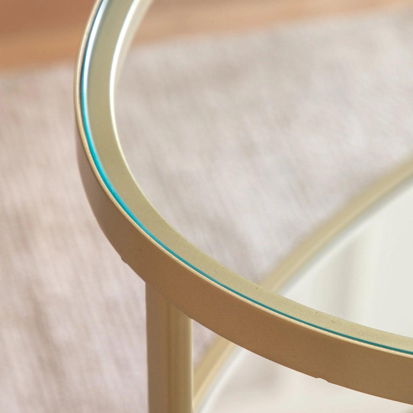 Gallery Direct Hudson Coffee Table Champagne