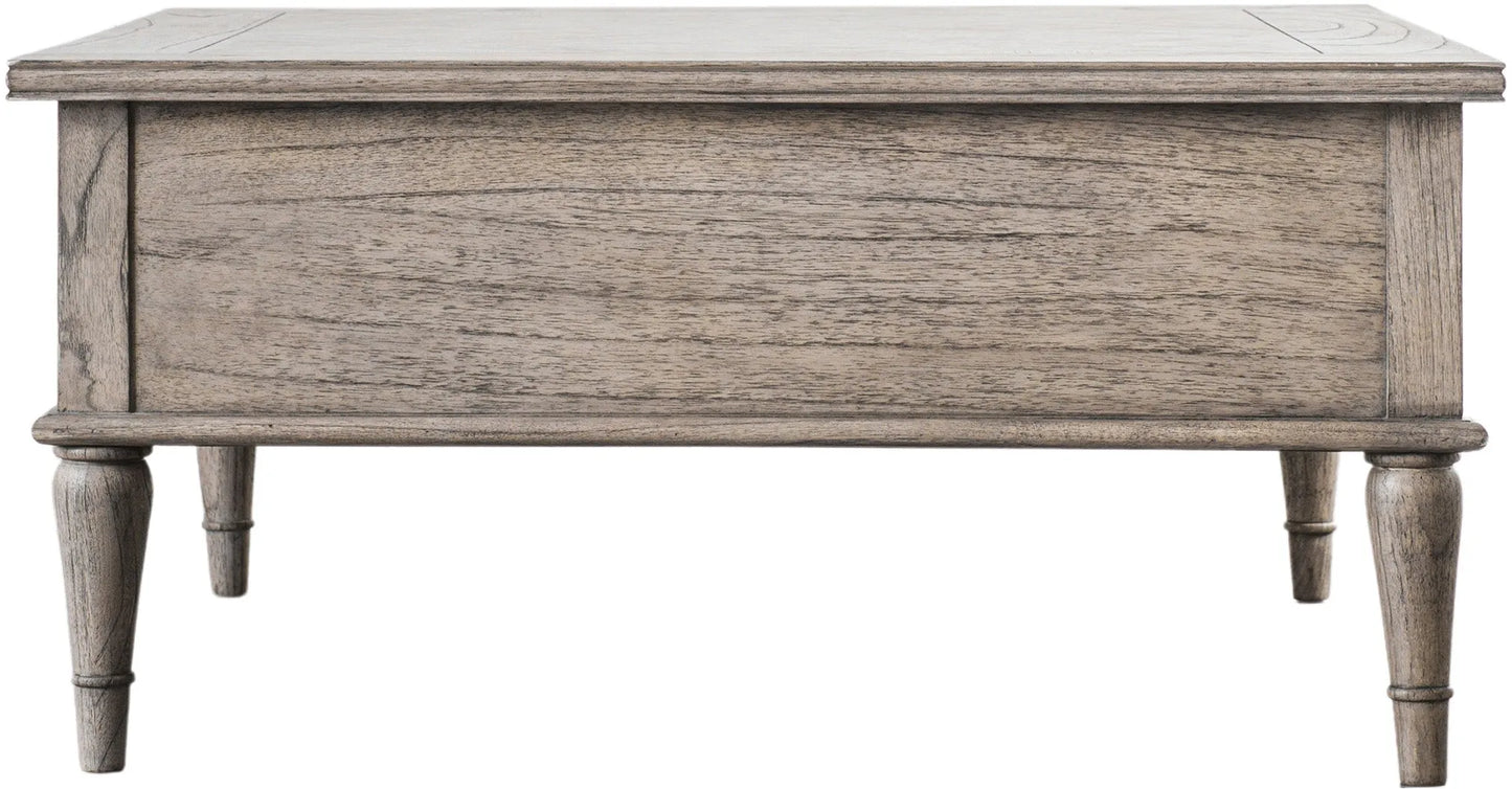 Gallery Direct Mustique Square 2 Drawer Coffee Table