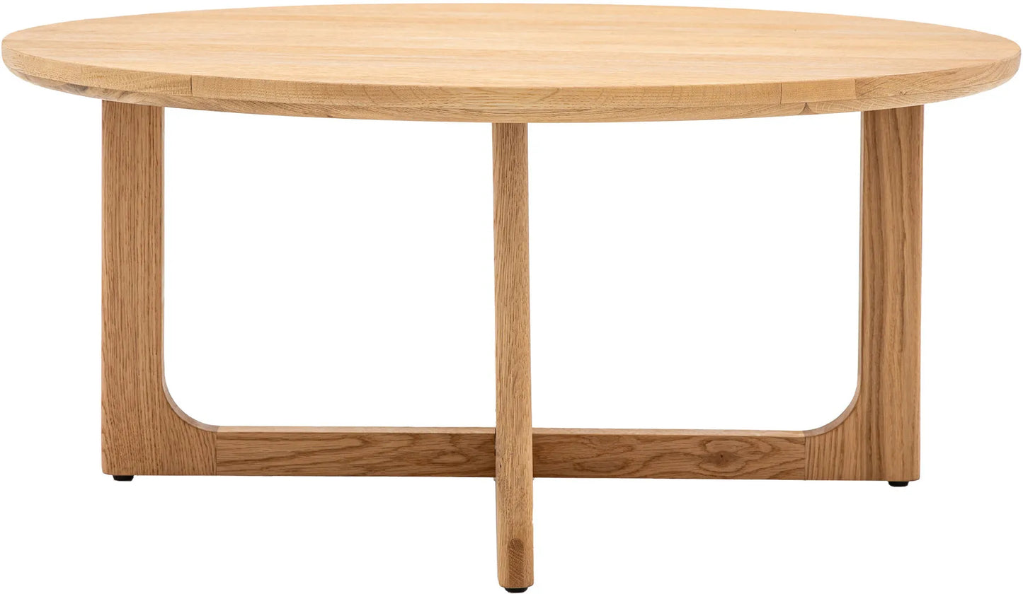 Gallery Direct Craft Round Coffee Table in Natural
