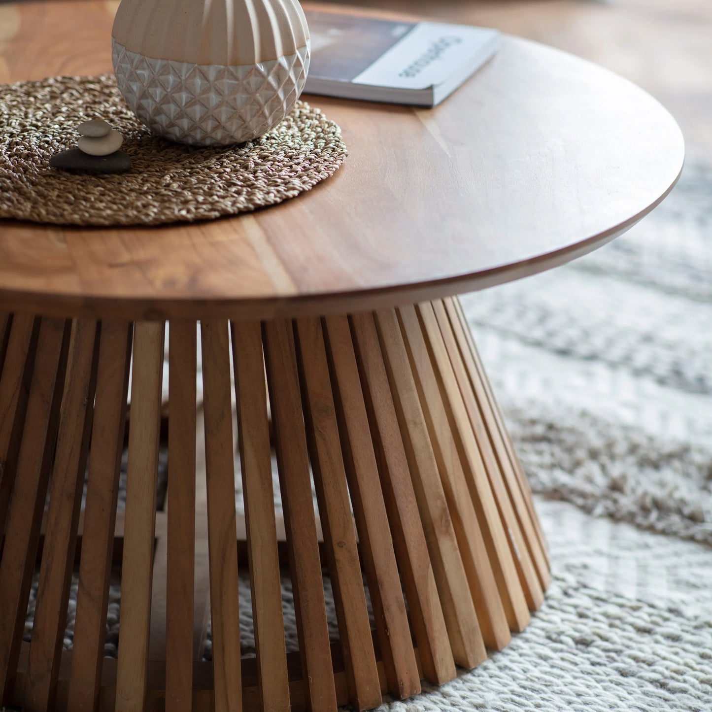 Gallery Direct Brookland Slatted Coffee Table