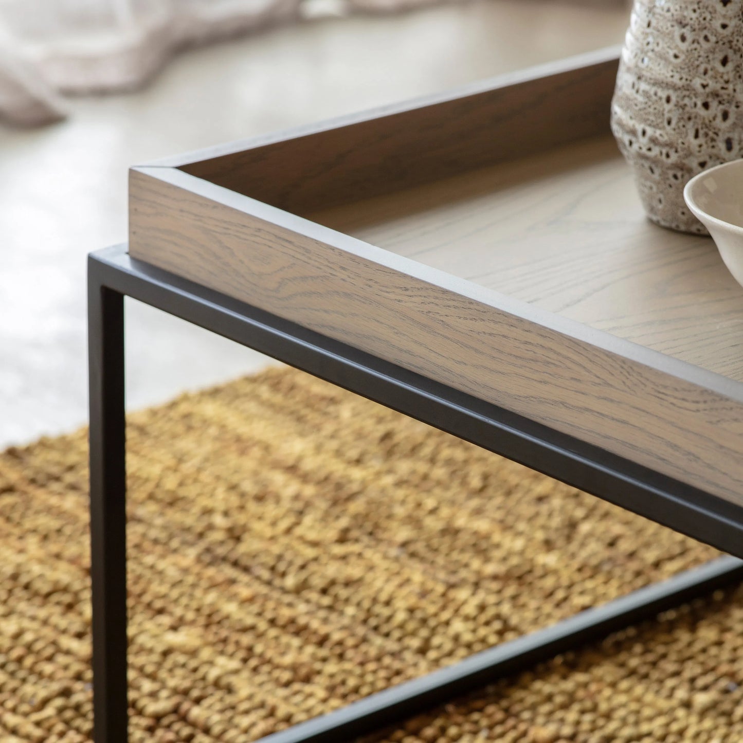 Gallery Direct Forden Tray Coffee Table Grey