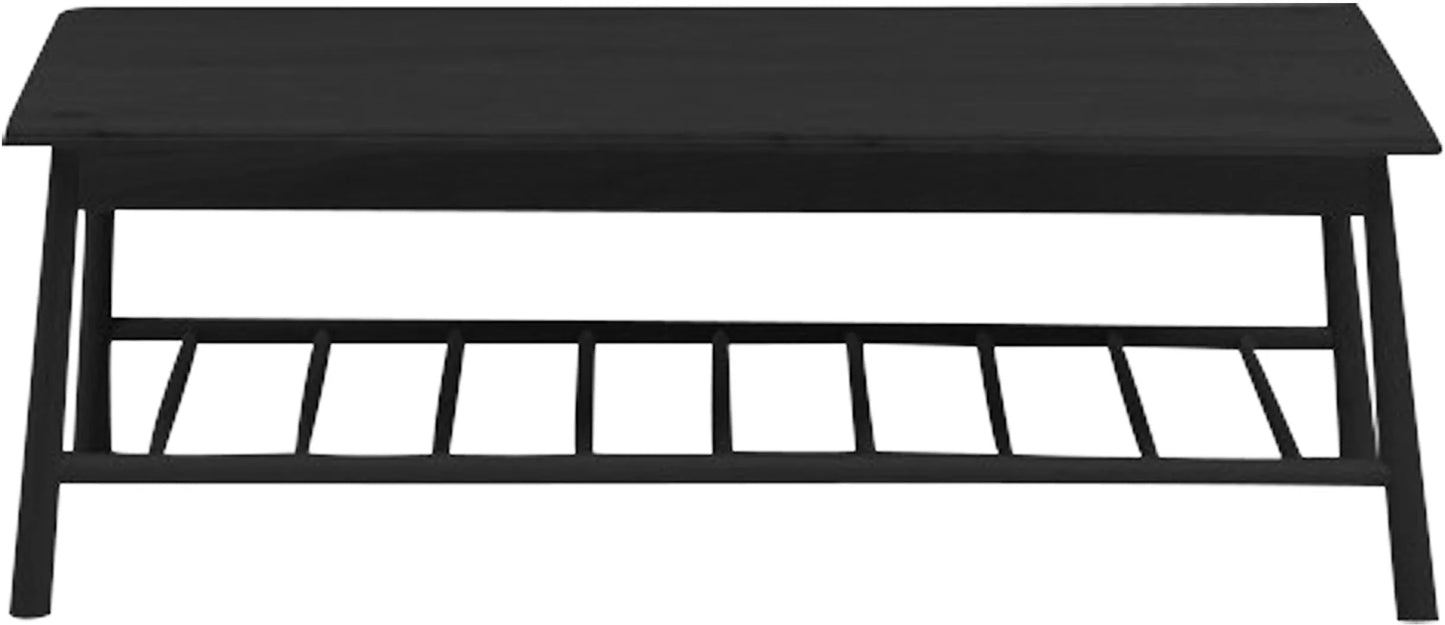 Gallery Direct Wycombe Rectangle Coffee Table Black