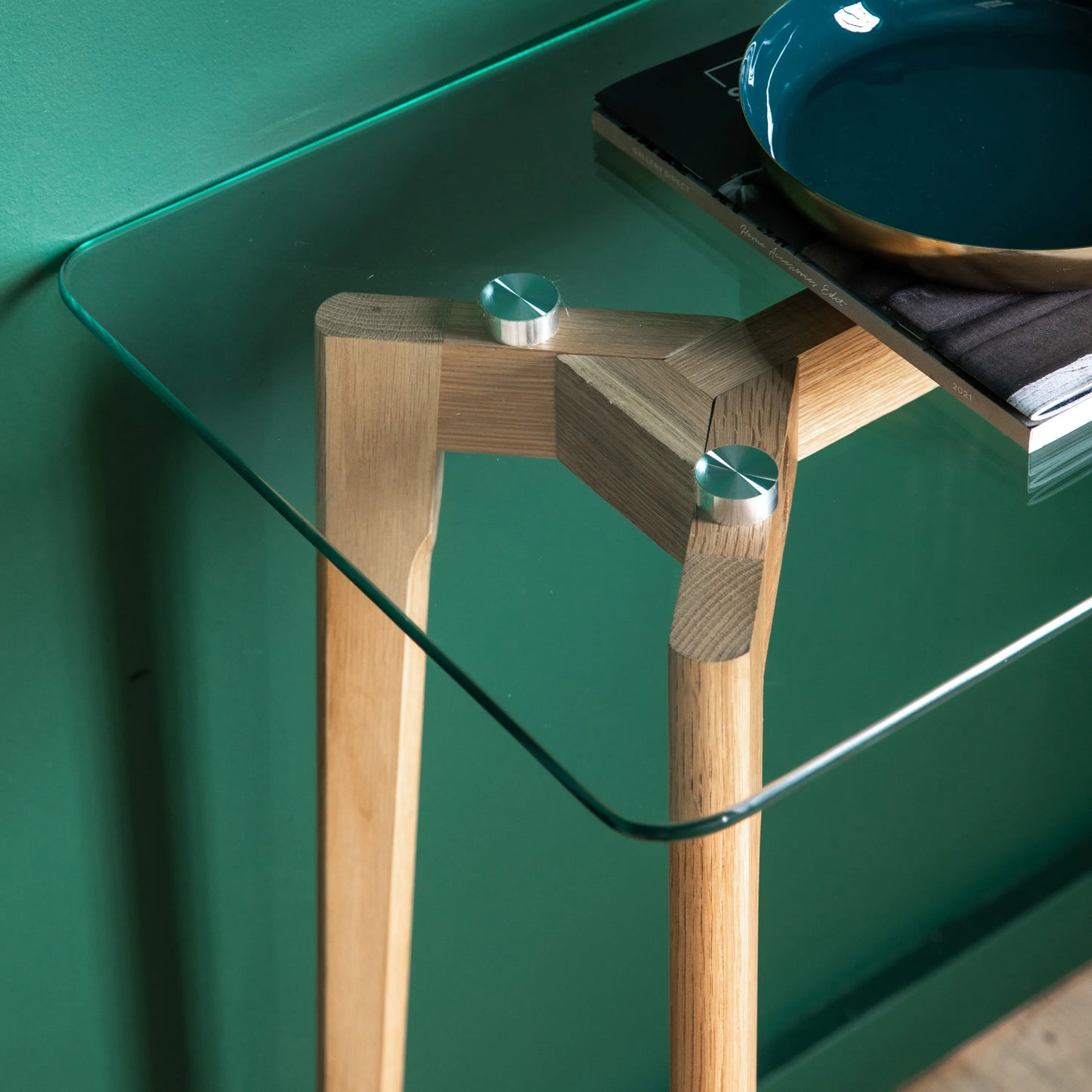 Gallery Direct Blair Console Table in Oak