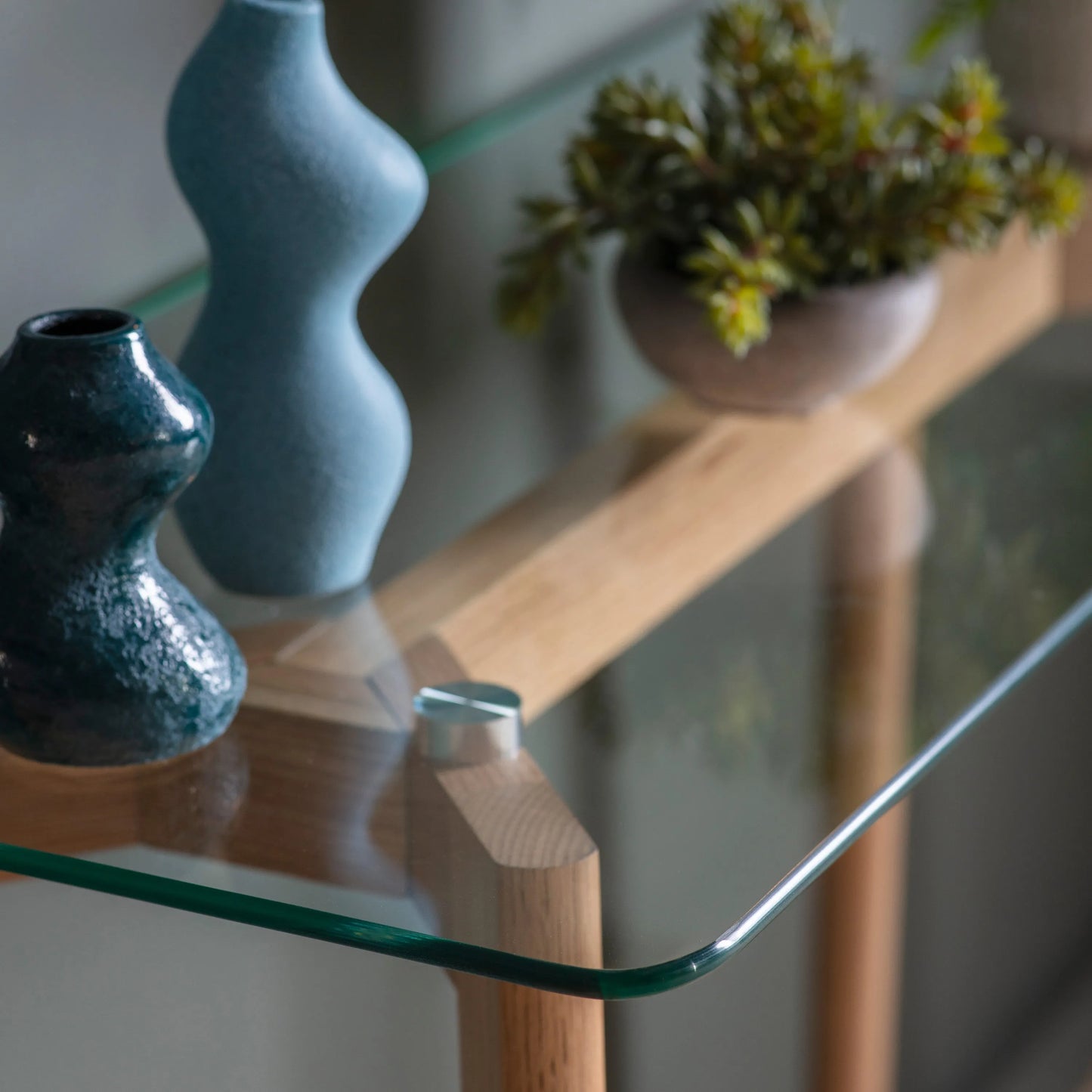 Gallery Direct Blair Console Table in Oak