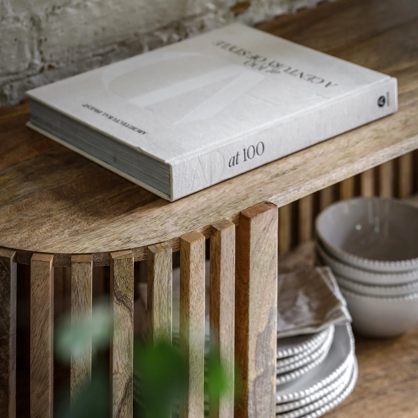 Gallery Direct Voss Slatted Console Table
