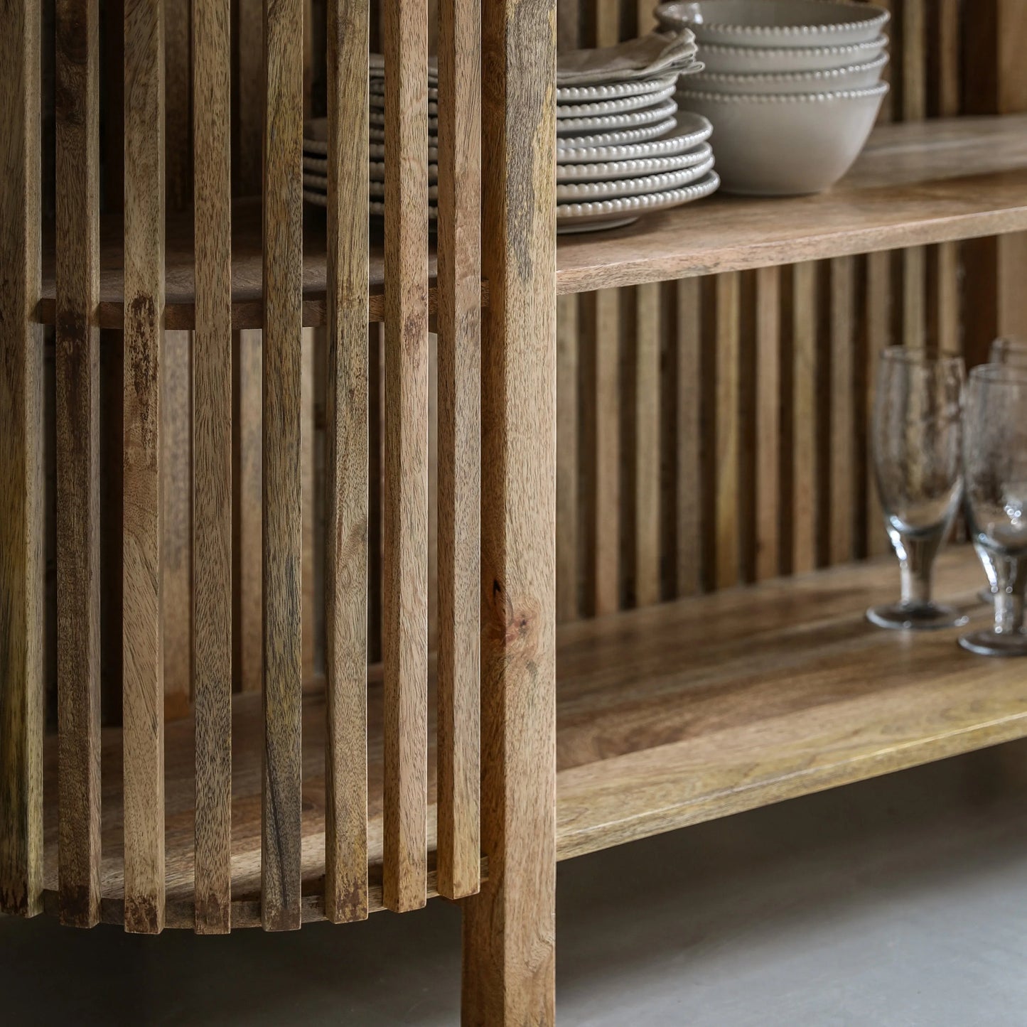 Gallery Direct Voss Slatted Console Table