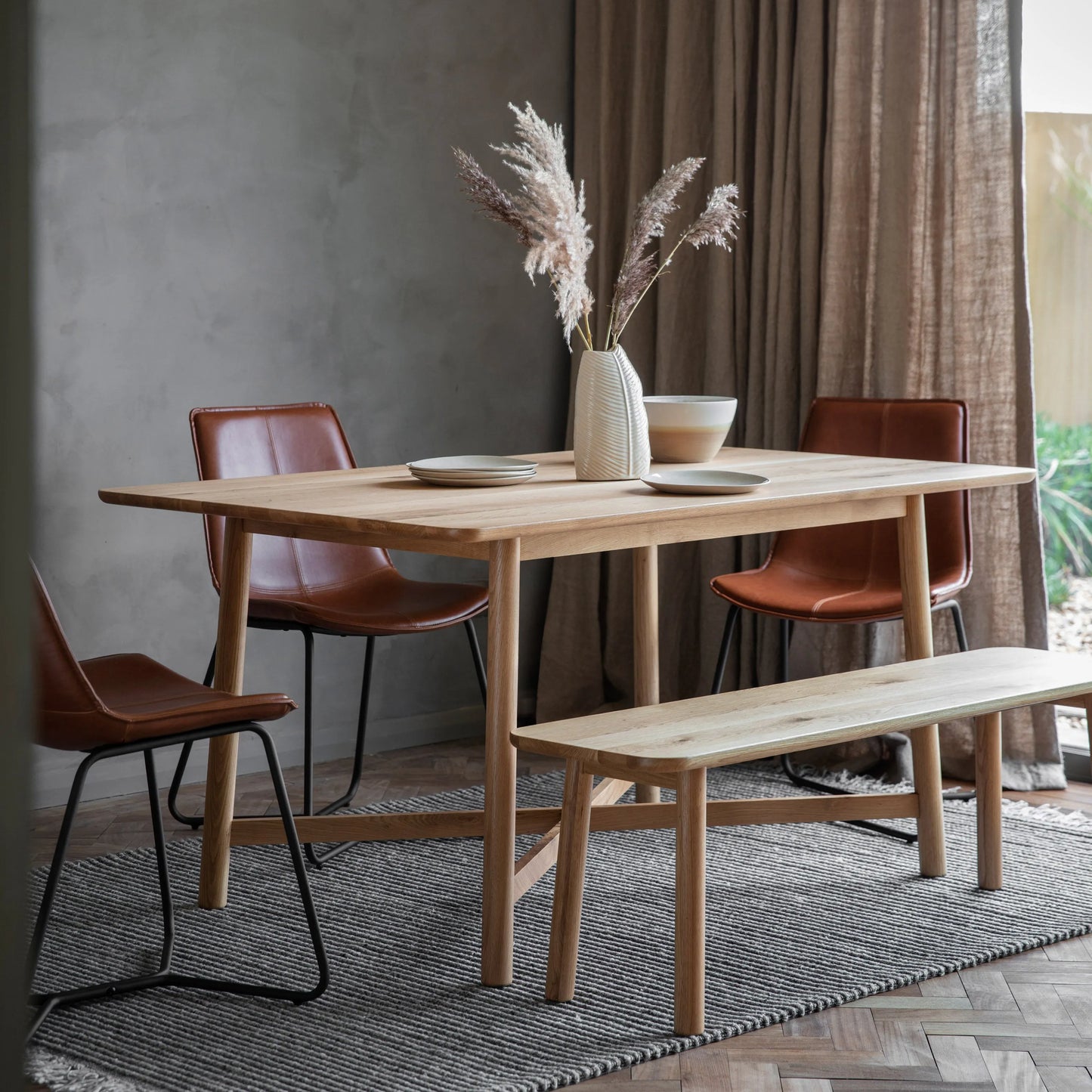 Gallery Direct Kingham Dining Table in Oak