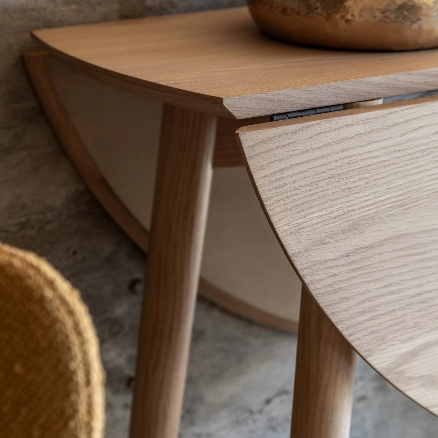 Gallery Direct Hatfield Folding Dining Table Natural