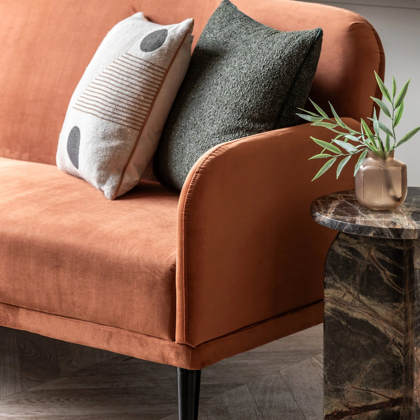 Gallery Direct Holt Sofa Bed Rust