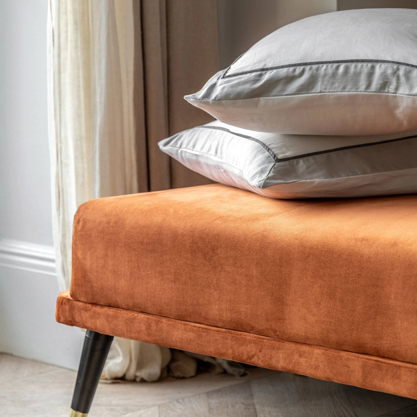 Gallery Direct Holt Sofa Bed Rust