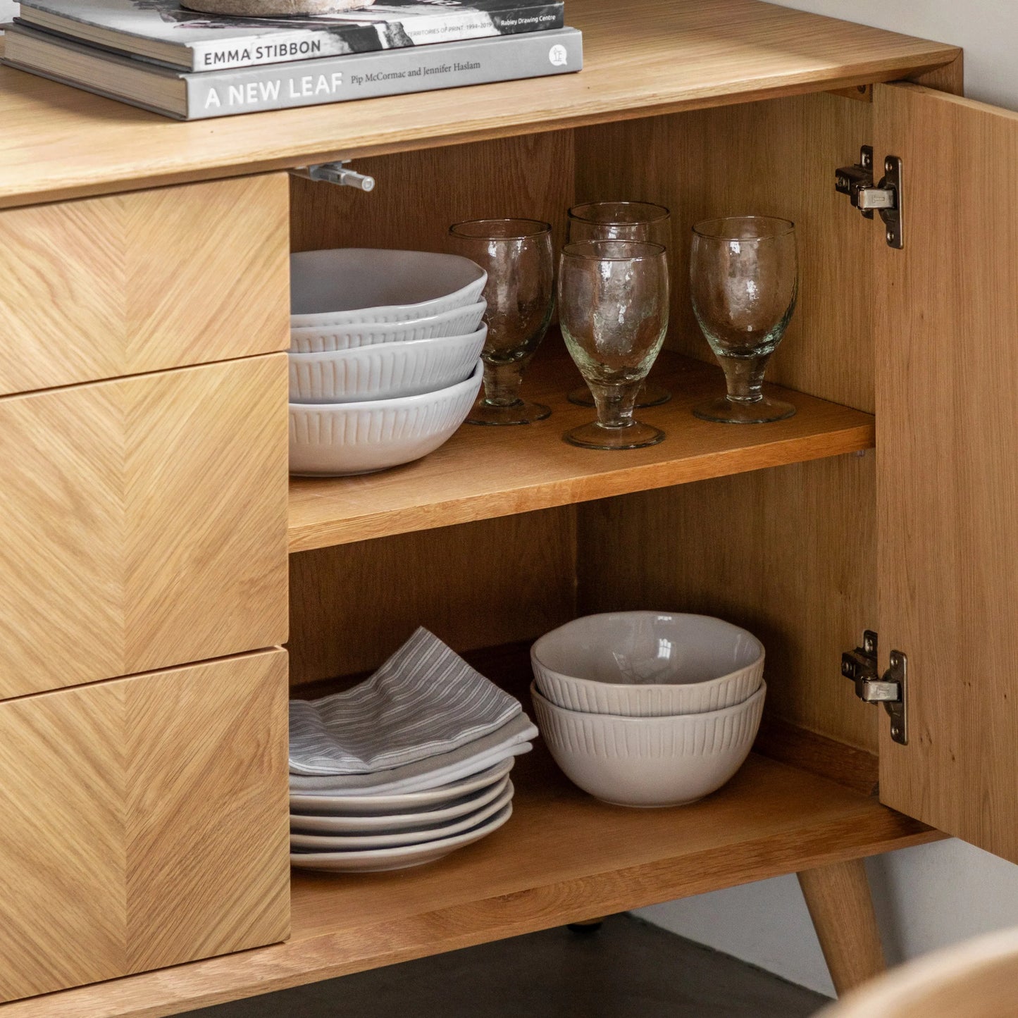 Gallery Direct Milano 2 Door 3 Drawer Sideboard