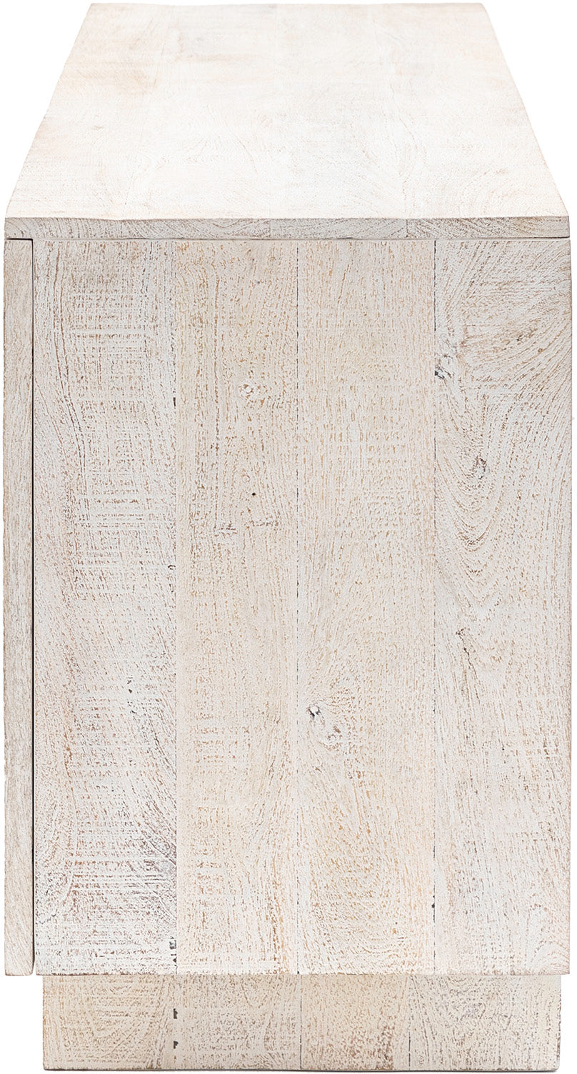 Gallery Direct Iowa 4 Door Sideboard Whitewash