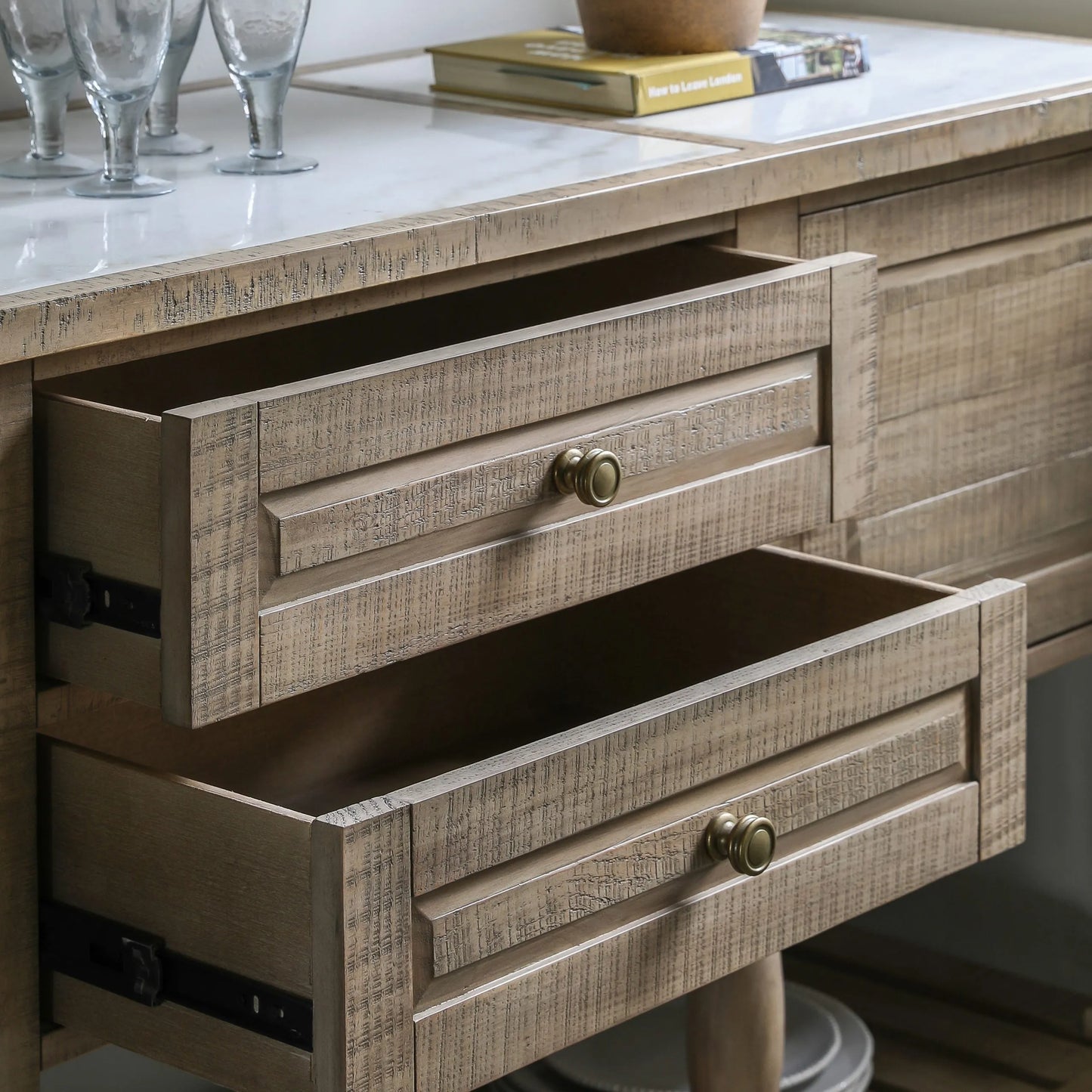 Gallery Direct Vancouver 2 Door 2 Drawer Sideboard