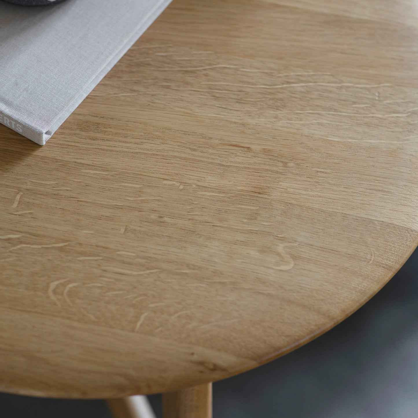 Gallery Direct Madrid Round Side Table in Oak