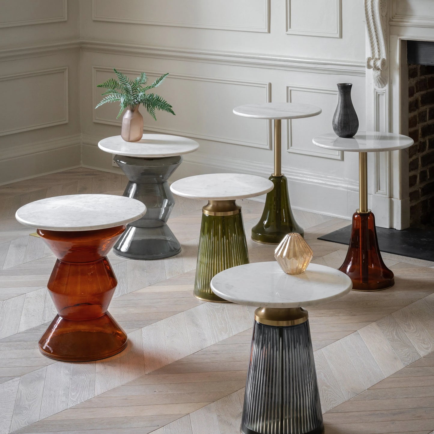 Gallery Direct Bilbao Side Table in Dusk