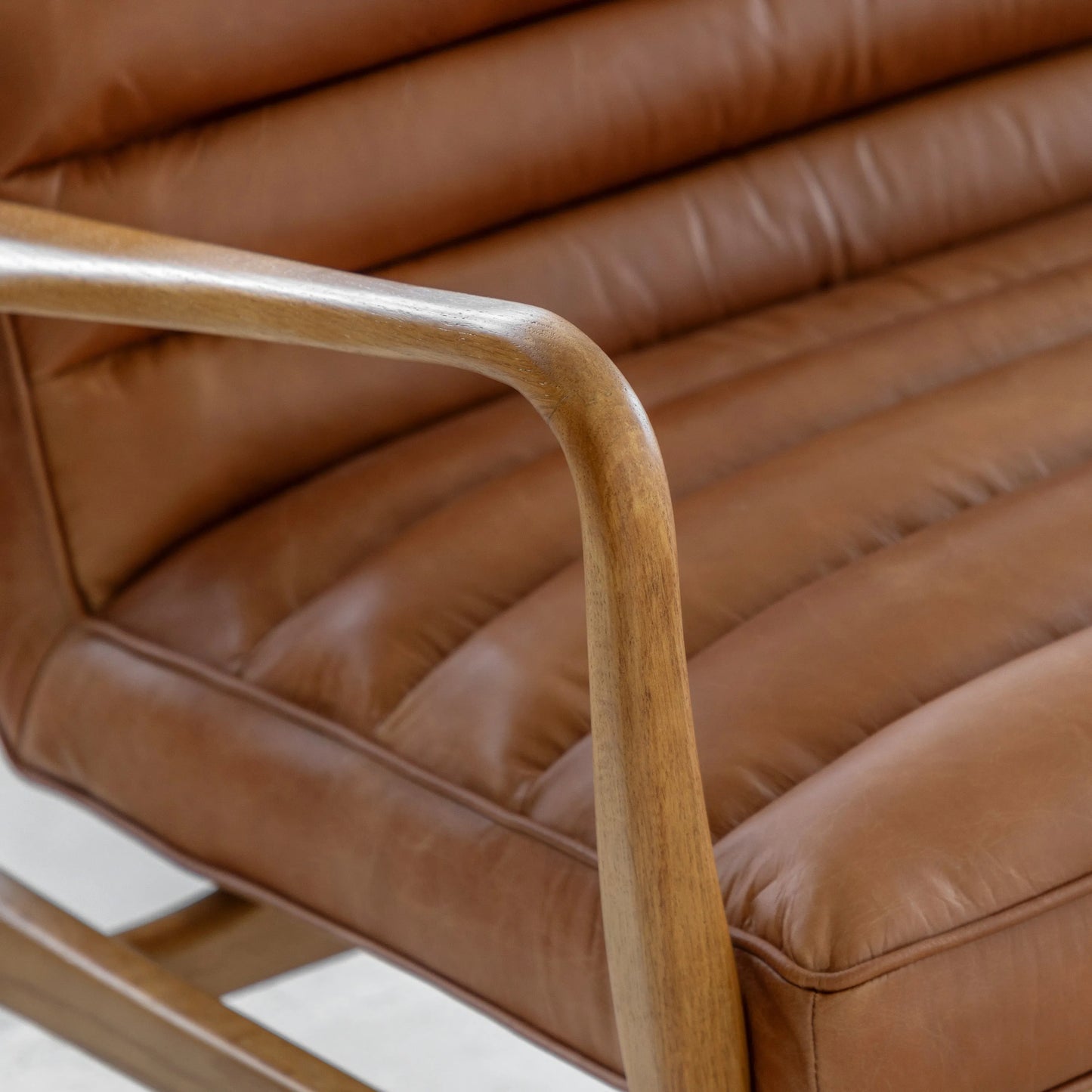Gallery Direct Datsun 2 Seater Sofa in Vintage Brown Leather