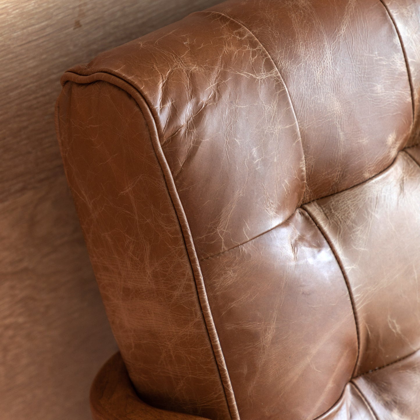 Gallery Direct Humber 2 Seater Sofa in Vintage Brown Leather