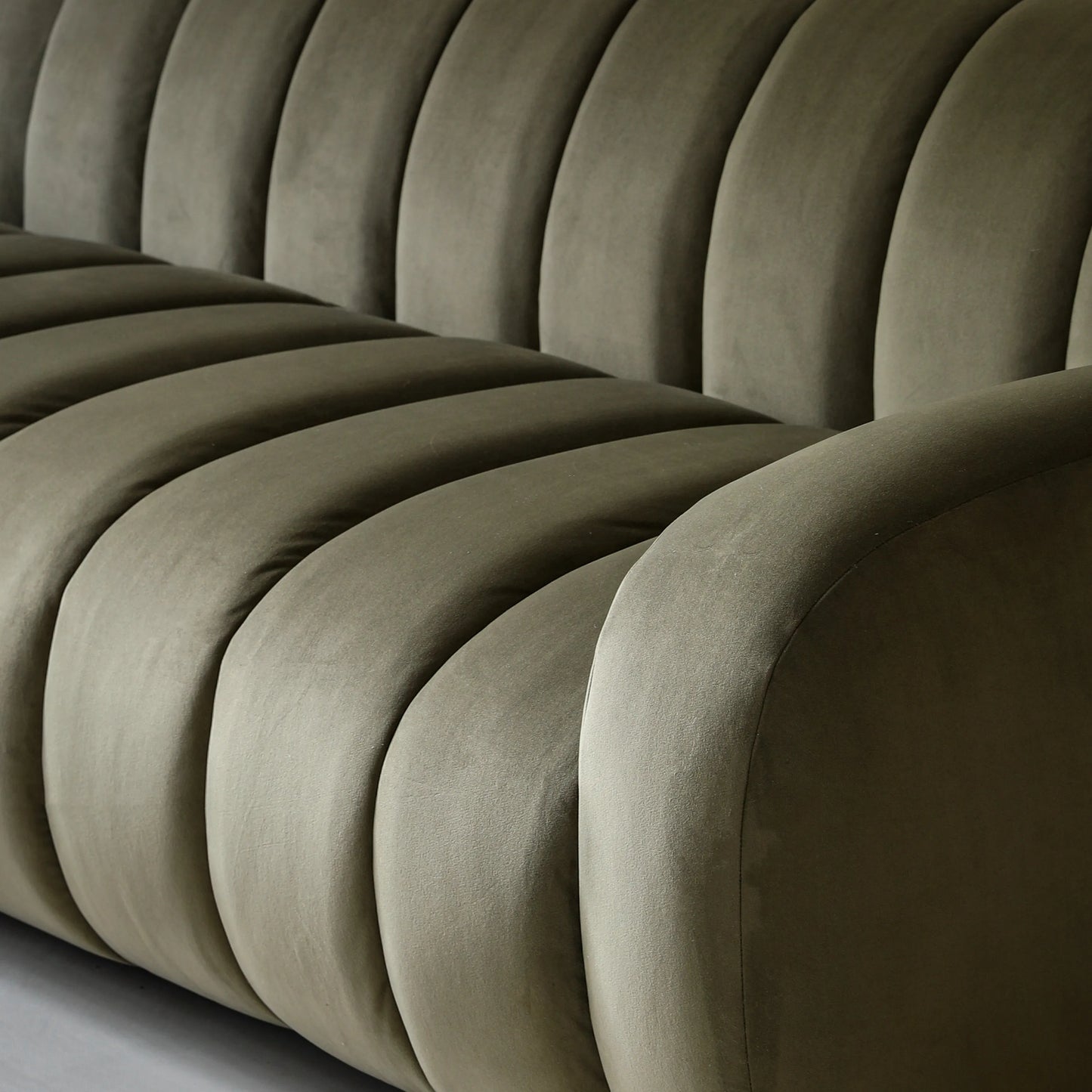 Gallery Direct Coste 3 Seater Sofa in Moss