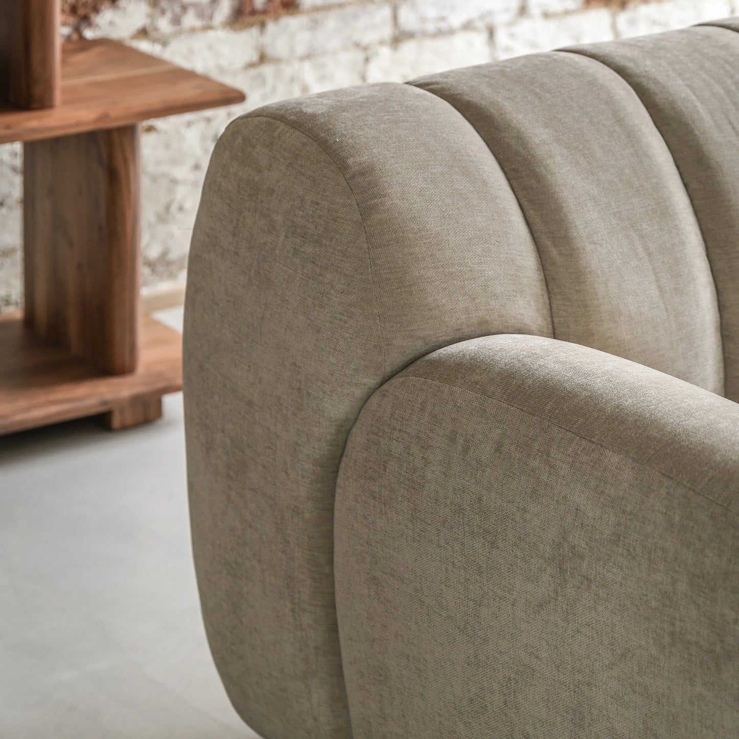 Gallery Direct Coste 3 Seater Sofa in Cream