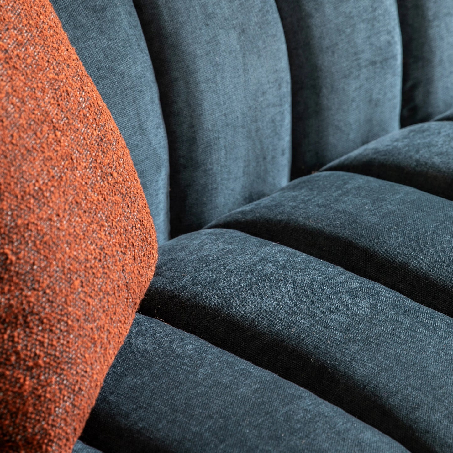 Gallery Direct Coste 3 Seater Sofa in Dusty Blue