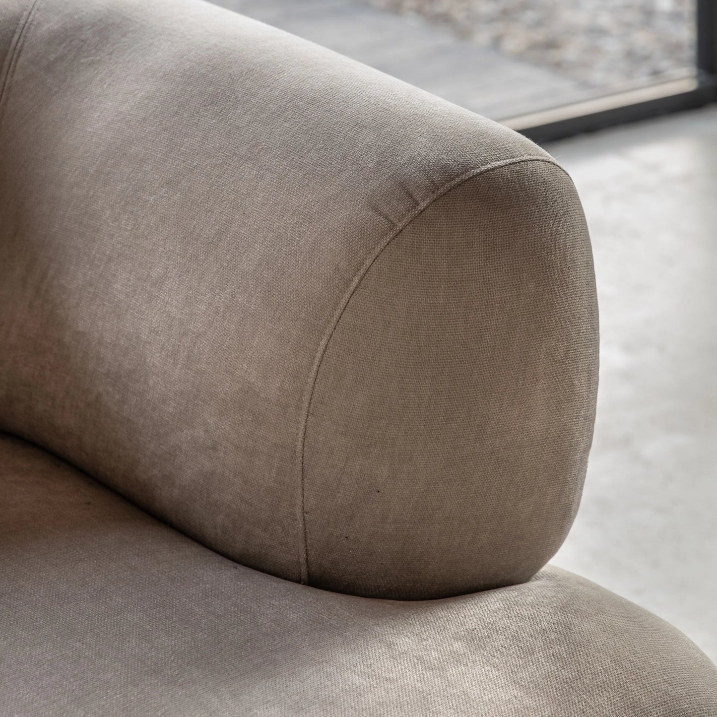 Gallery Direct Ardo 3 Seat Sofa in Cream
