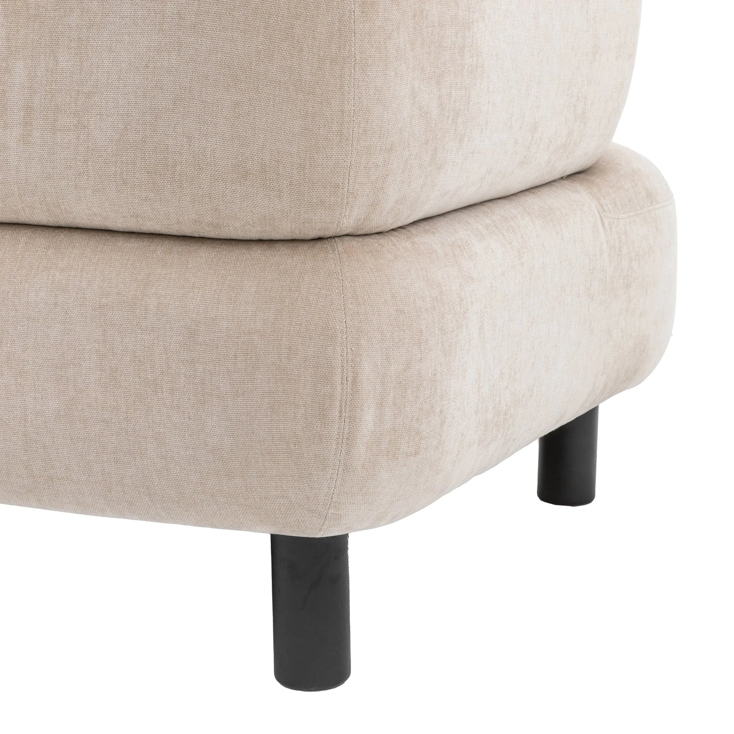 Gallery Direct Ardo 3 Seat Sofa in Cream