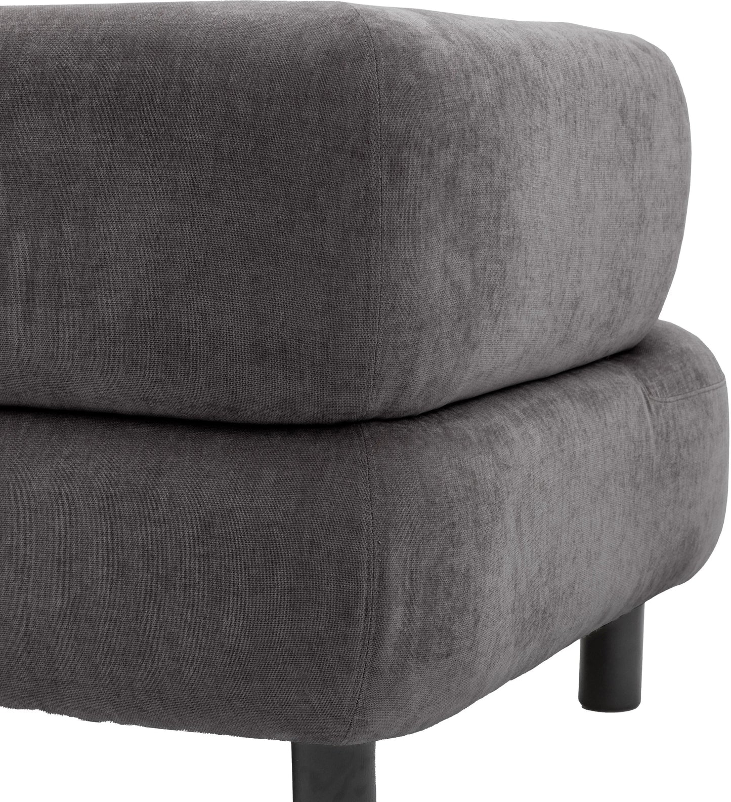 Gallery Direct Ardo 3 Seat Sofa in Anthracite