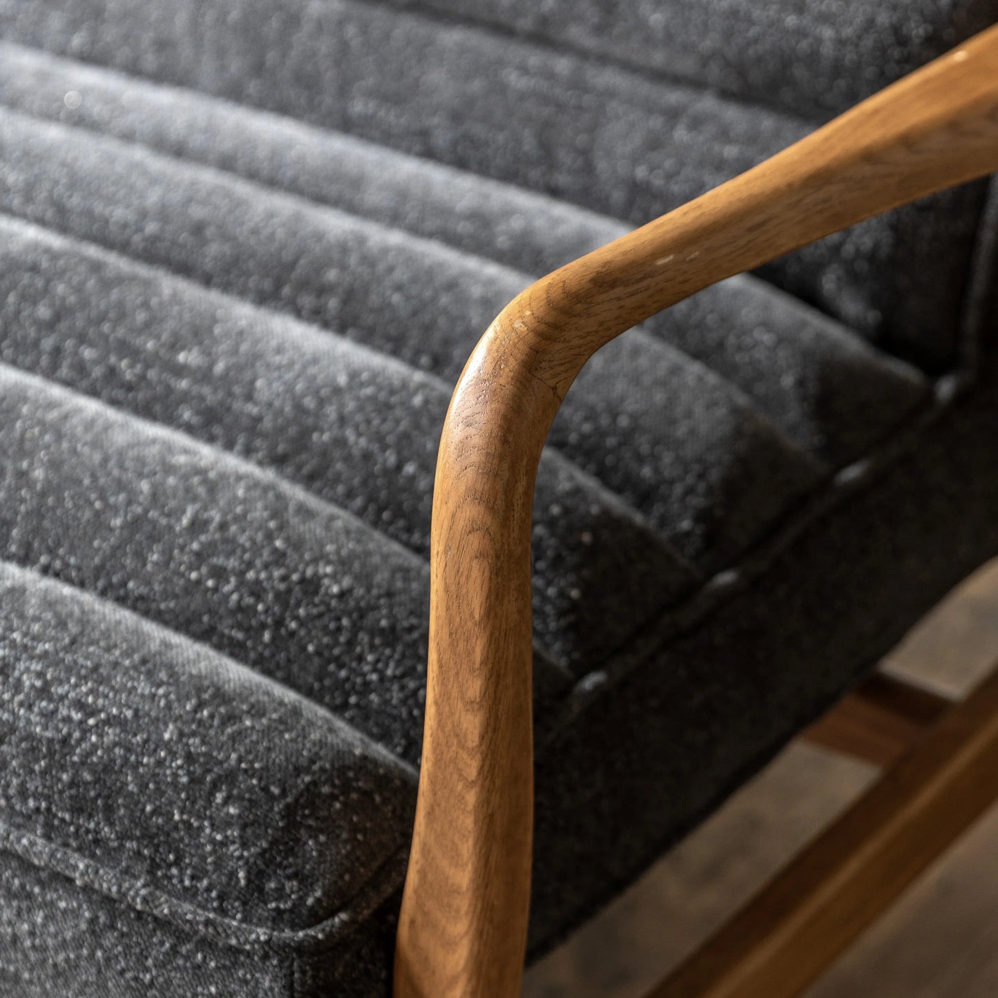 Gallery Direct Datsun 2 Seater Sofa in Charcoal
