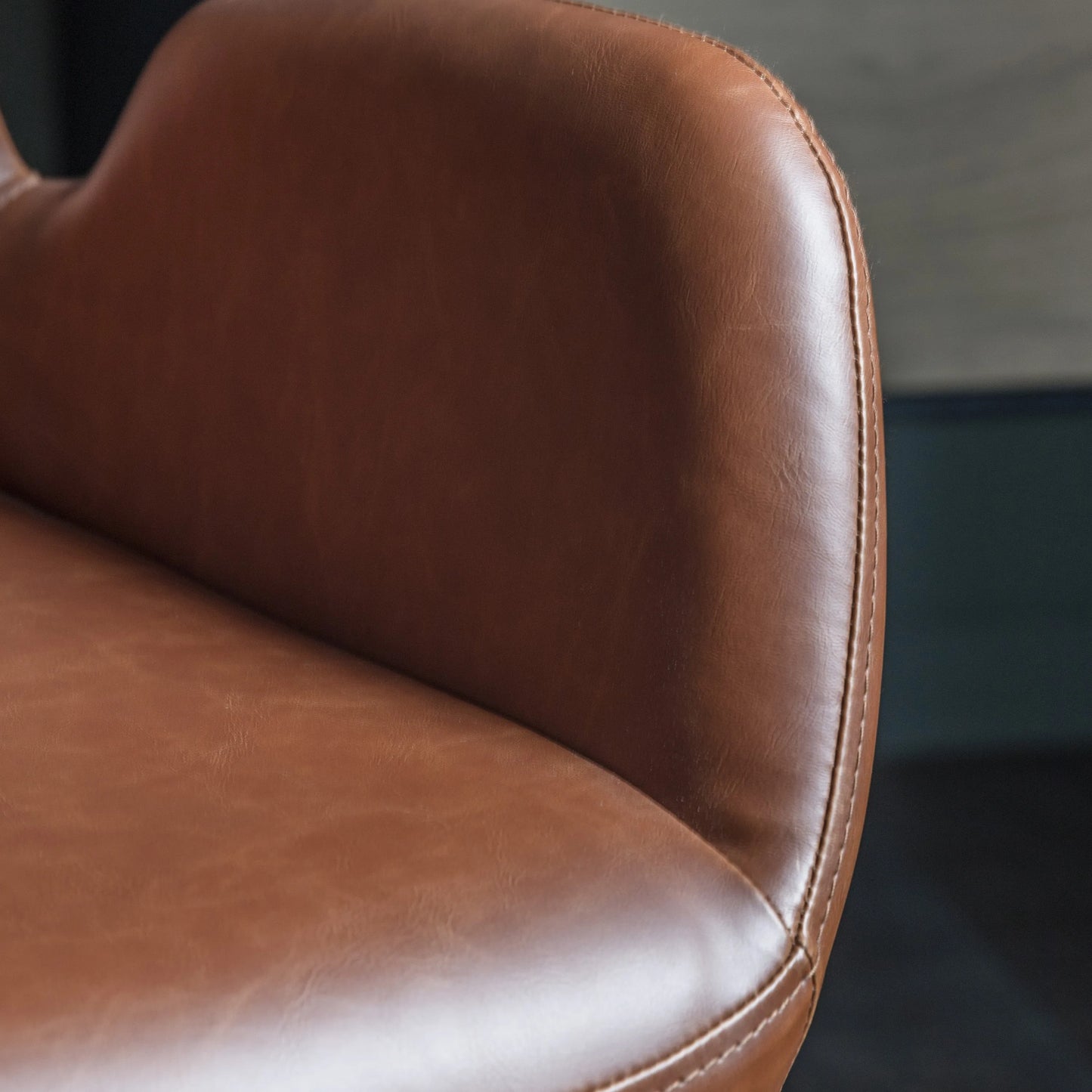 Gallery Direct Faraday Swivel Chair in Brown