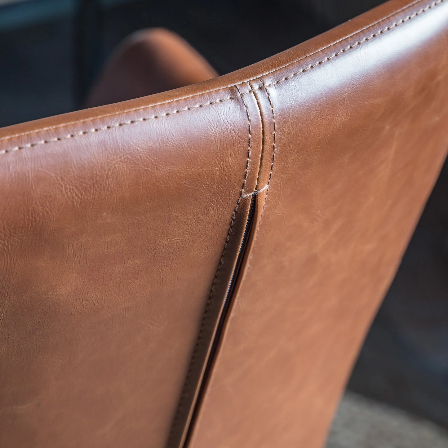 Gallery Direct Faraday Swivel Chair in Brown