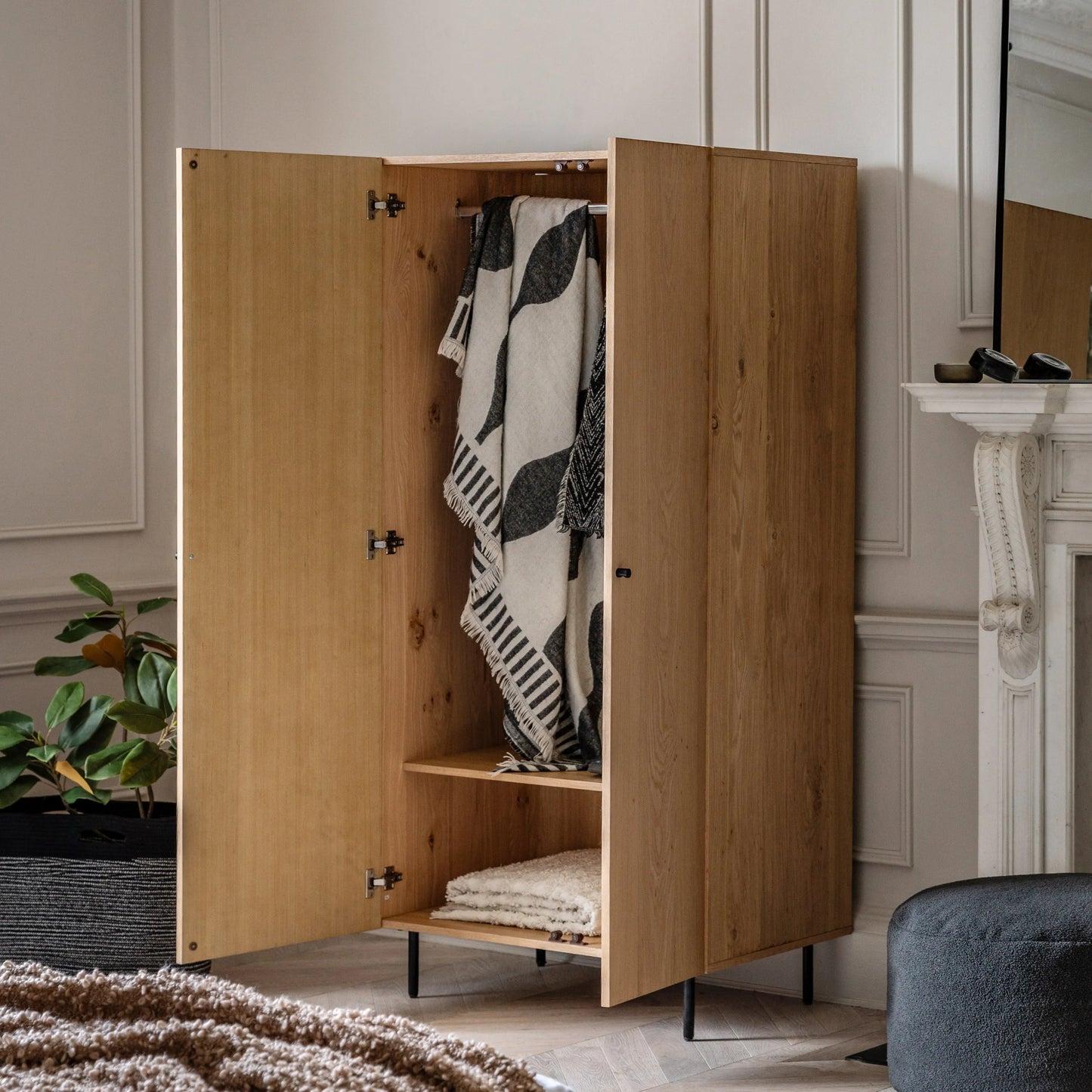 Gallery Direct Ashdown 2 Door Wardrobe
