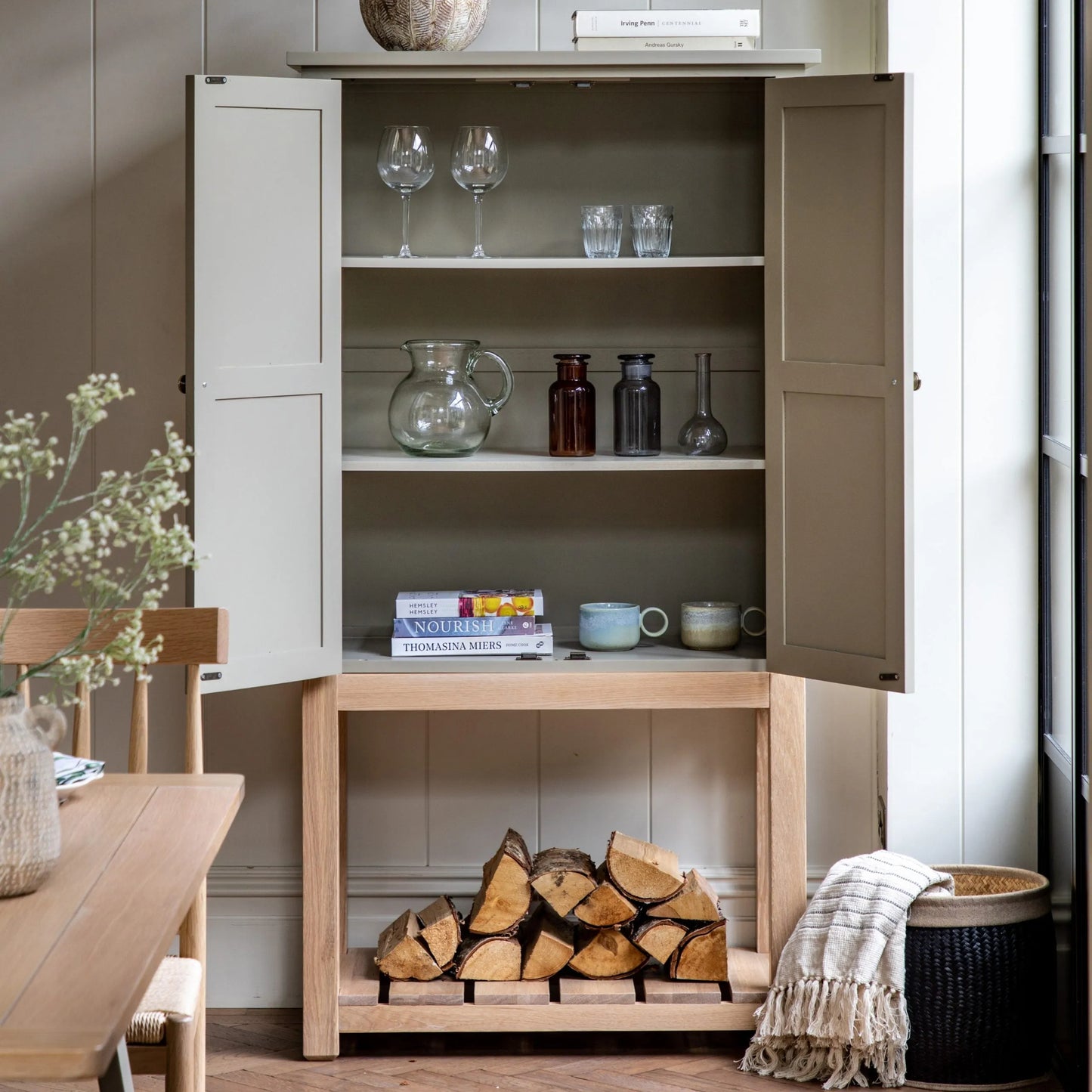 Gallery Direct Eton 2 Door Cupboard in Prairie