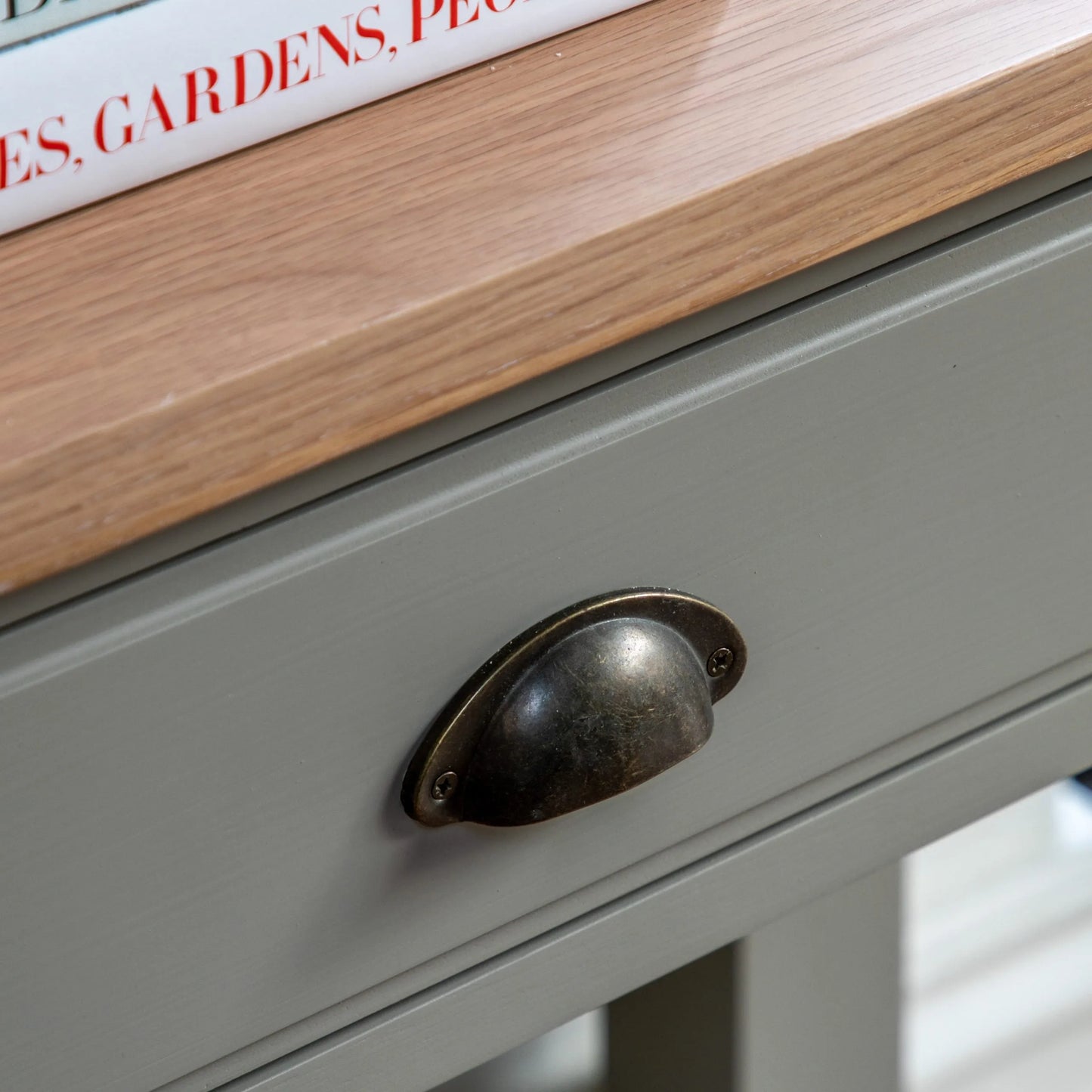 Gallery Direct Eton 2 Drawer Console in Prairie