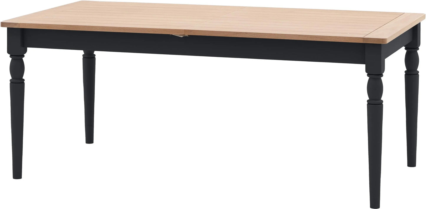 Gallery Direct Eton Extending Dining Table in Meteor