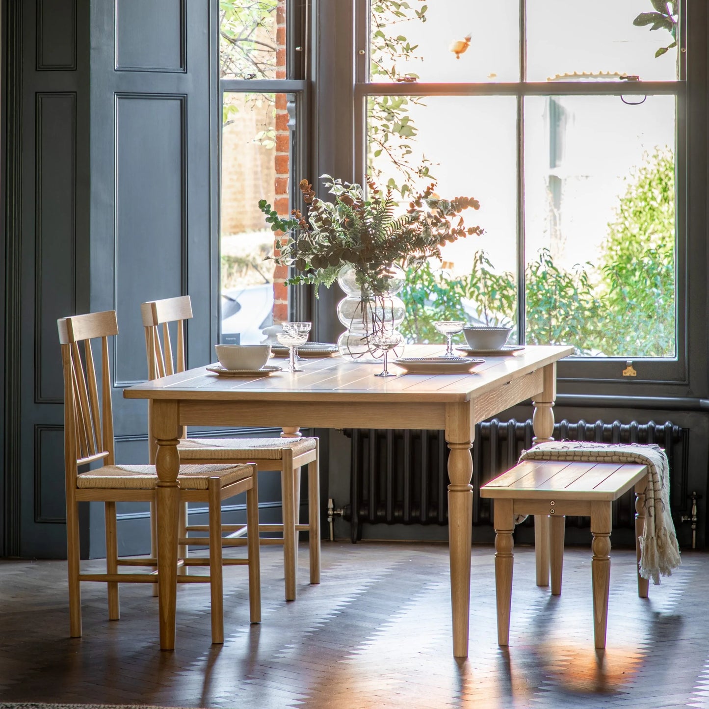 Gallery Direct Eton Extending Dining Table in Natural