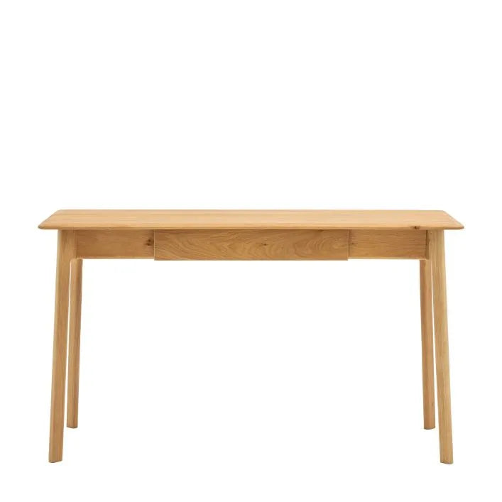 Gallery Direct Madrid 1 Drawer Desk in Oak