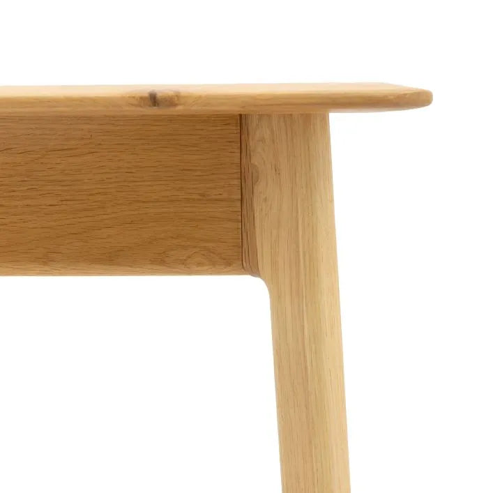 Gallery Direct Madrid 1 Drawer Desk in Oak