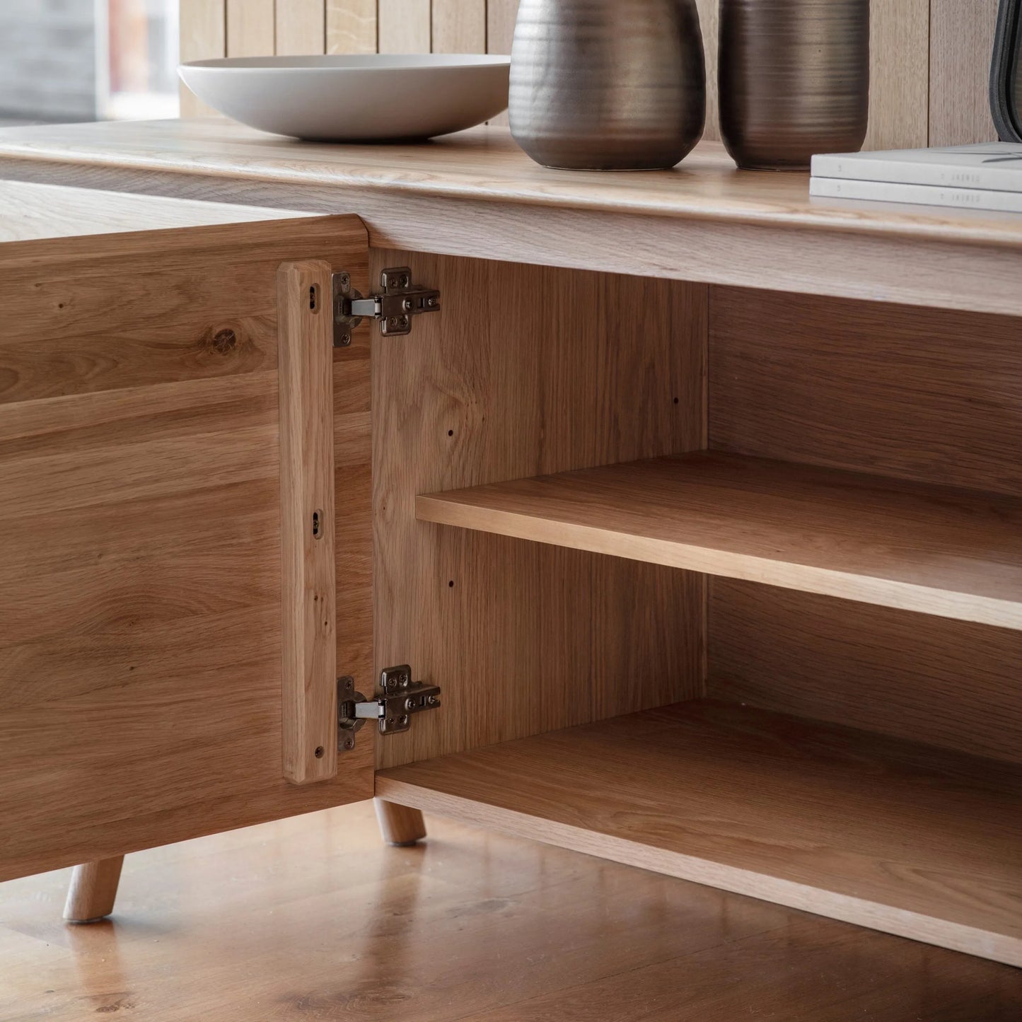 Gallery Direct Madrid 2 Door 3 Drawer Sideboard in Oak