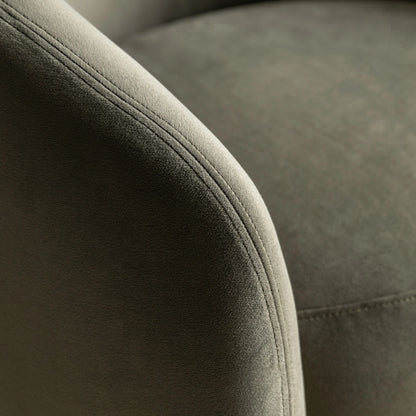 Gallery Direct Curvo Armchair in Moss Green
